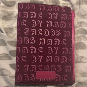 Marc By Marc Jacobs Burgundy and Pink Tablet Sleeve